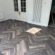 Herringbone flooring
