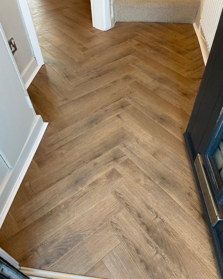 Herringbone flooring
