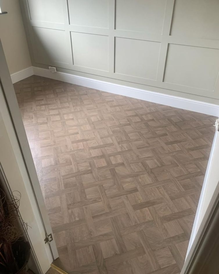 chevron flooring